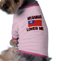 Myanmar Loves Me pet clothing