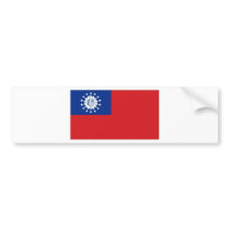 Myanmar National Flag bumper stickers by All_Flags Myanmar National Flag bumper stickers