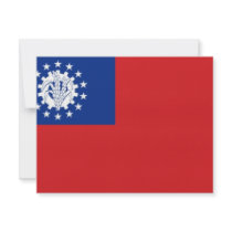 Myanmar National Flag invitations by All_Flags Myanmar National Flag invitations