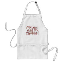 MyBeanRunsOnCaffeine,Apron by Imaginechest MyBeanRunsOnCaffeine,Apron