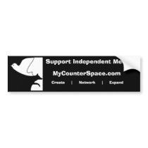 MyCounterSpace.com #1 (bumper sticker) bumper stickers by xysteryacht MyCounterSpace.com #1 (bumper sticker) bumper stickers