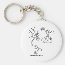Myelin Pusher Key Chains