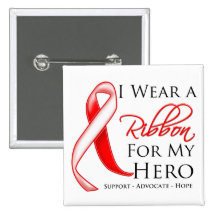 Myelodysplastic Syndromes I Wear a Ribbon For My H Button