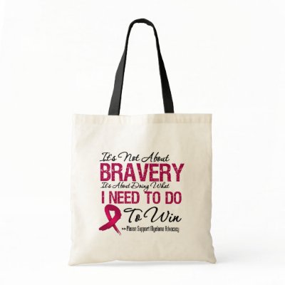 Myeloma Bravery Bag by cancerapparel