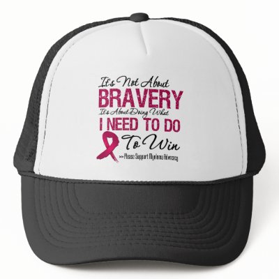 Myeloma Bravery Mesh Hats by cancerapparel
