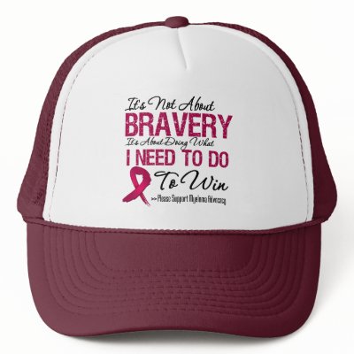 Myeloma Bravery Mesh Hats by cancerapparel