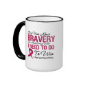 Myeloma Bravery mugs by cancerapparel Myeloma Bravery mugs