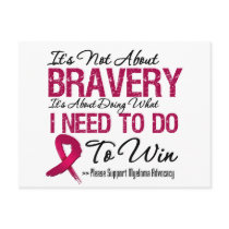 Myeloma Bravery postcards by cancerapparel Myeloma Bravery postcards