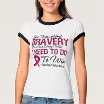 Myeloma Bravery t-shirts by cancerapparel Myeloma Bravery t-shirts