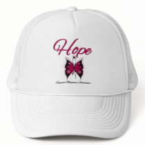 Myeloma Hope Butterfly Ribbon hats by cancerapparel Myeloma Hope Butterfly Ribbon hats