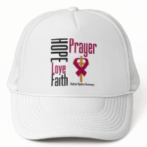Myeloma Hope Love Faith Prayer Cross hats by giftsforawareness Myeloma Hope Love Faith Prayer Cross hats