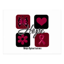 Myeloma Hope Love Inspire Awareness Post Cards