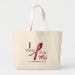 Myeloma - I Wear Burgundy For Me Canvas Bag