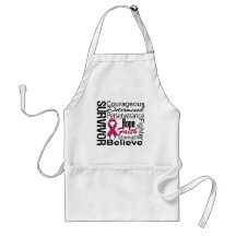 Myeloma Survivor Collage Apron