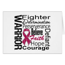 Myeloma Warrior Collage cards by giftsforawareness Myeloma Warrior Collage cards