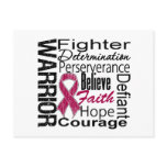 Myeloma Warrior Collage Postcards