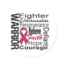 Myeloma Warrior Collage Stickers