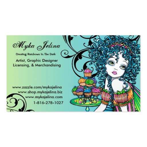 Myka Jelina Art Buisness Card Business Card Template