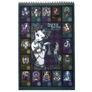 Myka Jelina Art Calendar 2010-2011 calendar