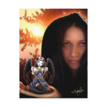 Myka Jelina Art Gothic Angel Postcard