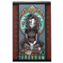 Myka Jelina Art Gothic Fantasy Art Portfolio #3 Wall Calendar