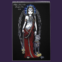 Myka Jelina Art Portfolio Two Gothic Faeries #2 calendars