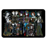 Myka Jelina Art Steampunk Tribal Fairies Magnet