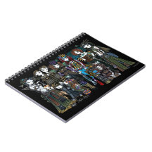 Myka Jelina Art Steampunk Tribal Fairies Notebook