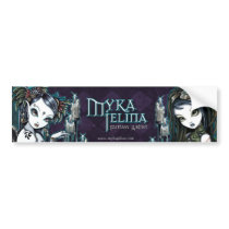 Myka Jelina Fantasy Art Logo Bumper Sticker