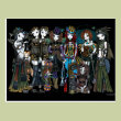 Myka Jelina Steampunk Circus Fairies Postcard