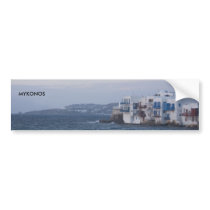 MYKONOS bumper sticker - Customized bumper stickers by jgrimanis MYKONOS bumper sticker - Customized bumper stickers