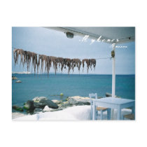 Mykonos, Greece Postcard by TibetanSky Mykonos, Greece Postcard