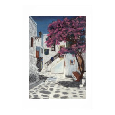 Mykonos Posters by Maria_K_Bell