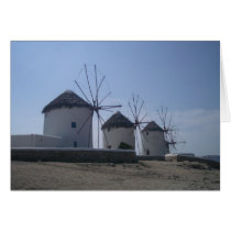 Mykonos Windmills cards by richardmadgin Mykonos Windmills cards