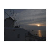 Mykonos windmills postcards by alinphoto Mykonos windmills postcards