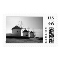 Mykonos Windmills (Stamp) by richardmadgin Mykonos Windmills (Stamp)