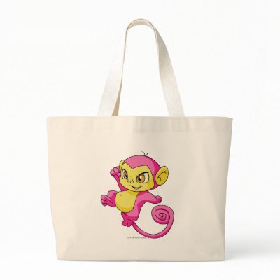 Mynci Pink Canvas Bag by neopets
