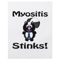 Myositis Stinks Skunk Awareness Design Full Color Flyer