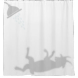 Myotonic Goat Shadow Silhouette Shadow Buddies Shower Curtain
