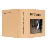 MYOTONIC HERD REGISTRATION BINDER