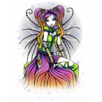 Myra Celestial Rainbow Fairy Art Top t-shirts by mykajelina Myra Celestial Rainbow Fairy Art Top t-shirts