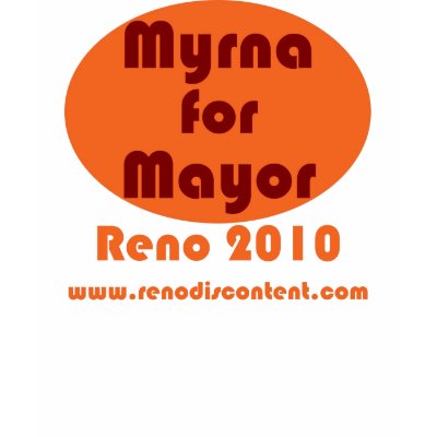 Myrna for Mayor T-shirt by myrnatheminx