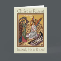 Myrrhbearing Women Easter (Pascha) Greeting Card cards