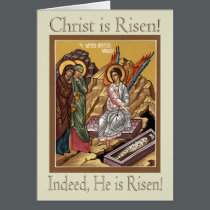 Myrrhbearing Women Easter (Pascha) Greeting Card cards