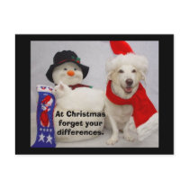 Myrtie & Missy Christmas Postcard by myrtieshuman Myrtie & Missy Christmas Postcard