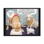Myrtie & Moses Discuss the Menu Post Cards