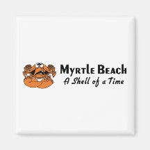 Myrtle Beach Crab Refrigerator Magnets