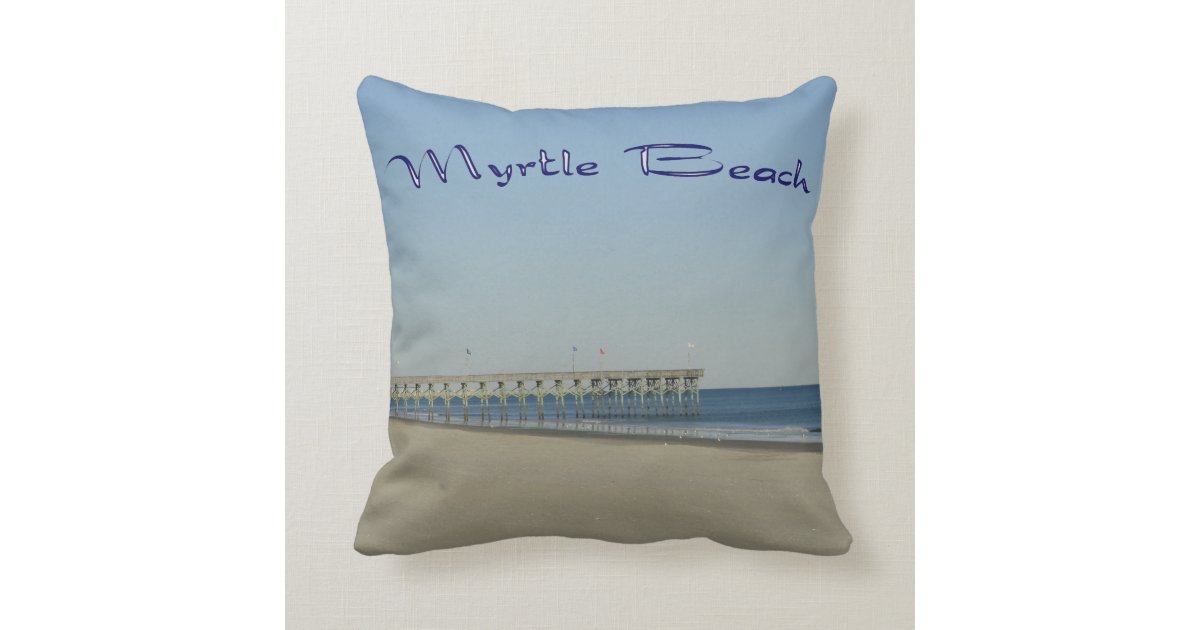 Myrtle Beach Throw Pillow Zazzle