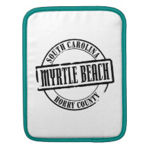 Myrtle Beach Title iPad Sleeve