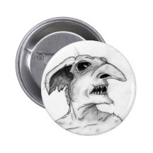 Myrtle Mae and the Mirror in the Attic Goblin Pinback Buttons